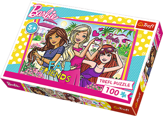 Puzzle -   100   Wakacje Barbie / Mattel