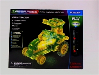 PROM FARM TRACTOR /LASER PEGS/ 6IN1 61011