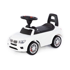 Samochód-jeździk SuperCar Nr5 z sygnałem dźwiękowym (biały)