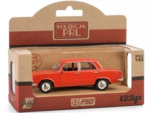-PRL FIAT 125P RALLY FH02A czerwony