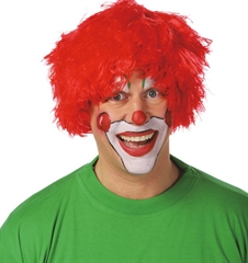 Peruka - Peruka Clown czerwona