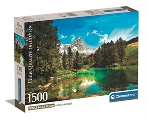 -CLE puzzle 1500 Compact Blue Lake 31720