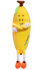 S.CENA Maskotka pluszowa Banan z rączkamiinożkami 101cm z nóżkami (76cm bez nóżek) ABC-205