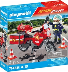 PROM Playmobil Motocykl straży pożarnej namiejscu wyspa 71466