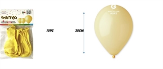 balony gumowe żółte 405722-M