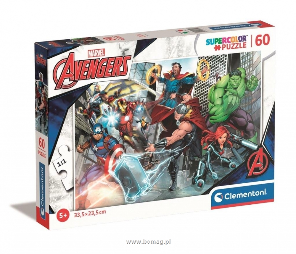 -CLE puzzle 60 SuperKolor The Avengers 26112