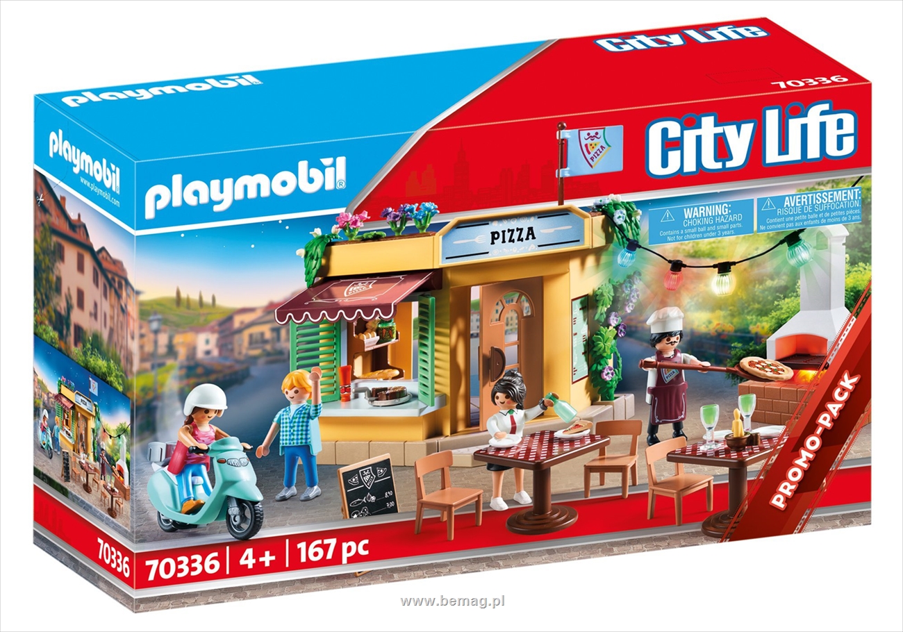 PROM Playmobil. 70336 Pizzeria z ogródkiem restauracyjnym