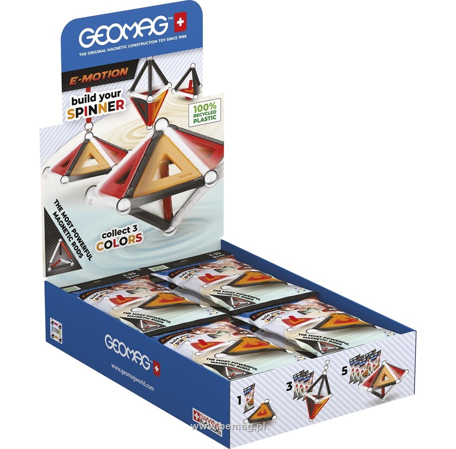 S.CENA G029 _TOWAR_ - Geomag - E-motion Recycled display 20 units ( 20x item 028 )