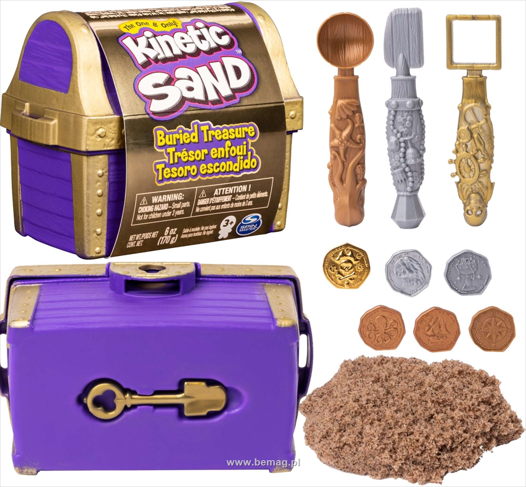 PROM SPIN Kinetic Sand Zaginiony skarb 6054831 /12