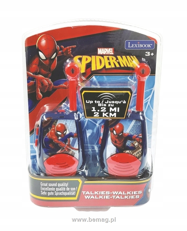 S.CENA Spider-Man Walkie-Talkies - 2km