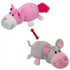 FLIPAZOO RÓŻOWY KOT - MYSZ