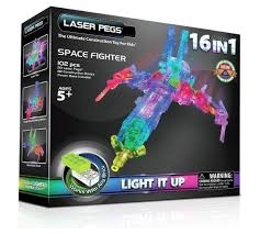 PROM LASER PEGS 16 IN 1 SPACE FIGHTER G9030B H.R