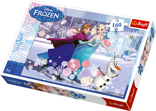 S.CENA Puzzle 160el. 15317 Disney Frozen41x27,8cm Trefl