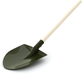 Łopata saperska (drewniany kij, długość - 54,5 cm)
