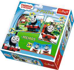 S.CENA Puzzle   2w1 + memos   - Tomek i przyjaciele - Thomas amp;Friends