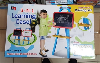 Tablica edukacyjna dwustronna suchościeralna 44.5x38x94.5cm