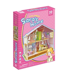 Puzzle 3D Sara  s home. Domek dla lalek 160 el. (P645H)