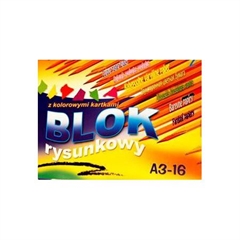 -BLOK RYS.A3/16 KOLOR KRESKA