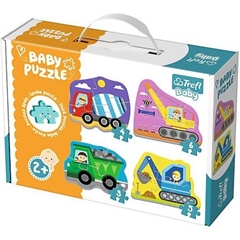 S.CENA Puzzle - Baby Classic - Pojazdy nabudowie
