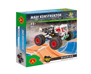 -MAŁY KONSTRUKTOR MONSTER TRUCK - WARRIOR + GRATIS ALEX