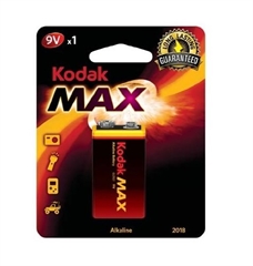 Bateria K9V MAX KODAK 9V Alk