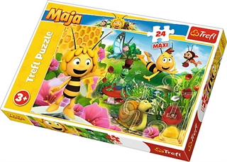 S.CENA Puzzle -   24 Maxi   - W świecie Pszczółki Mai