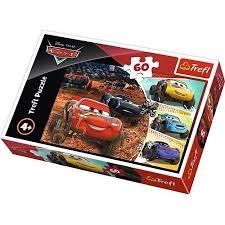 S.CENA Puzzle -   60   - Zygzak McQueen z przyjaciółmi / Disney Cars 3