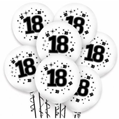 BAL50 Balon urodzinowy przeźroczysty / 1 różowa ,niebieska100 szt., BAL49, BAL52, BAL51