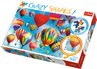 S.CENA Puzzle -   600 Crazy Shapes   - Kolorowebalony