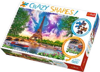 S.CENA Puzzle -   600 Crazy Shapes   - NiebonadParyżem