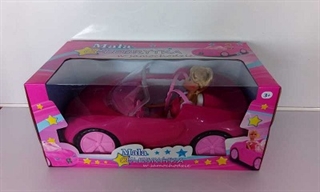 Auto dla lalki - Mała Celebrytka. Wymiary: 34,5x17,5x12,5cm. WBX, wymi