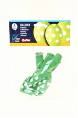 Balony Premium Grochy, zielone, 12  / 5 szt.