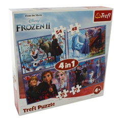 S.CENA Puzzle -   4w1   - Podóż w nieznane/Disney Frozen 2