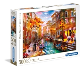 -CLE puzzle 500 HQ Sunset over Venice 35063