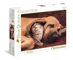 -CLE puzzle 500 Fototeca Puppies 35020