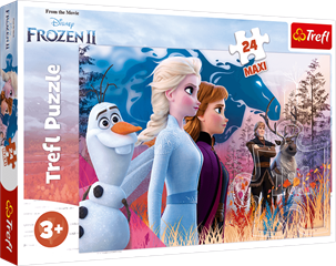 S.CENA Puzzle 24 Maxi Magiczna wyprawa/Disney Frozen 2