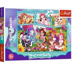 S.CENA Puzzle 200 Niezwykły świat Enchantimals Mattel Enchantimals