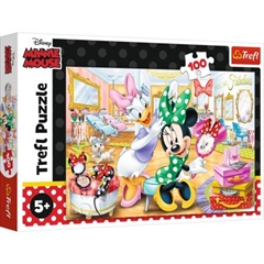 S.CENA Puzzle -   100   - Minnie w saloniekosmetycznym / Disney Minnie