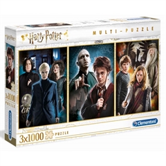 -CLE.puzzle 3x1000 Harry Potter 61884