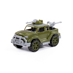 Samochód-pikup wojskowy Legionista-mini z 2-ma karabinami maszynowymi (w siatce)