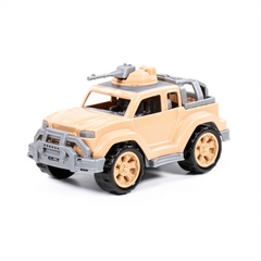Samochód-Jeep wojskowy-safari Legionista-mini z 1-ym karabinem maszynowym (w siatce)