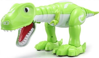 PROM Dinozaur 38x14x10,5cm, światła, dźwięki, rusza się, zasilanie: baterie