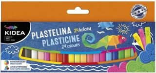 -PLASTELINA MIX 24 KOLORY KIDEA