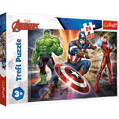 S.CENA Puzzles 24 Maxi In the worldofAvengers / Disney Marvel The Avengers