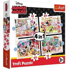 S.CENA Puzzles - _4in1_ - Minnie with friends/ Disney Minnie