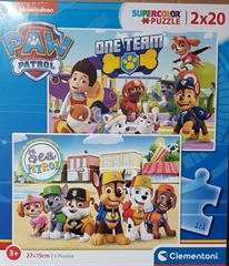 -CLE Puzzle 2x20 SuperKolor Psi Patrol 24779