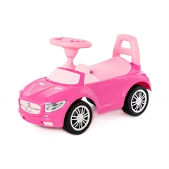 Samochód-jeździk SuperCar Nr1 z sygnałem dźwiękowym (różowy)