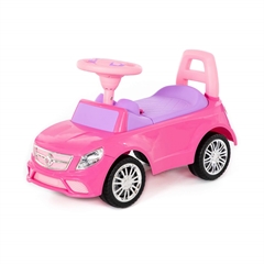 Samochód-jeździk   SuperCar   Nr3 z sygnałem dźwiękowym (różowy)