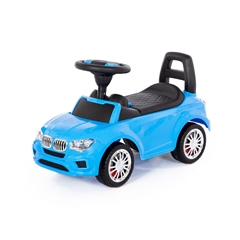 Samochód-jeździk   SuperCar   Nr5 z sygnałem dźwiękowym (niebieski)
