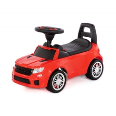 Samochód-jeździk   SuperCar   Nr6 z sygnałem dźwiękowym (czerwony)